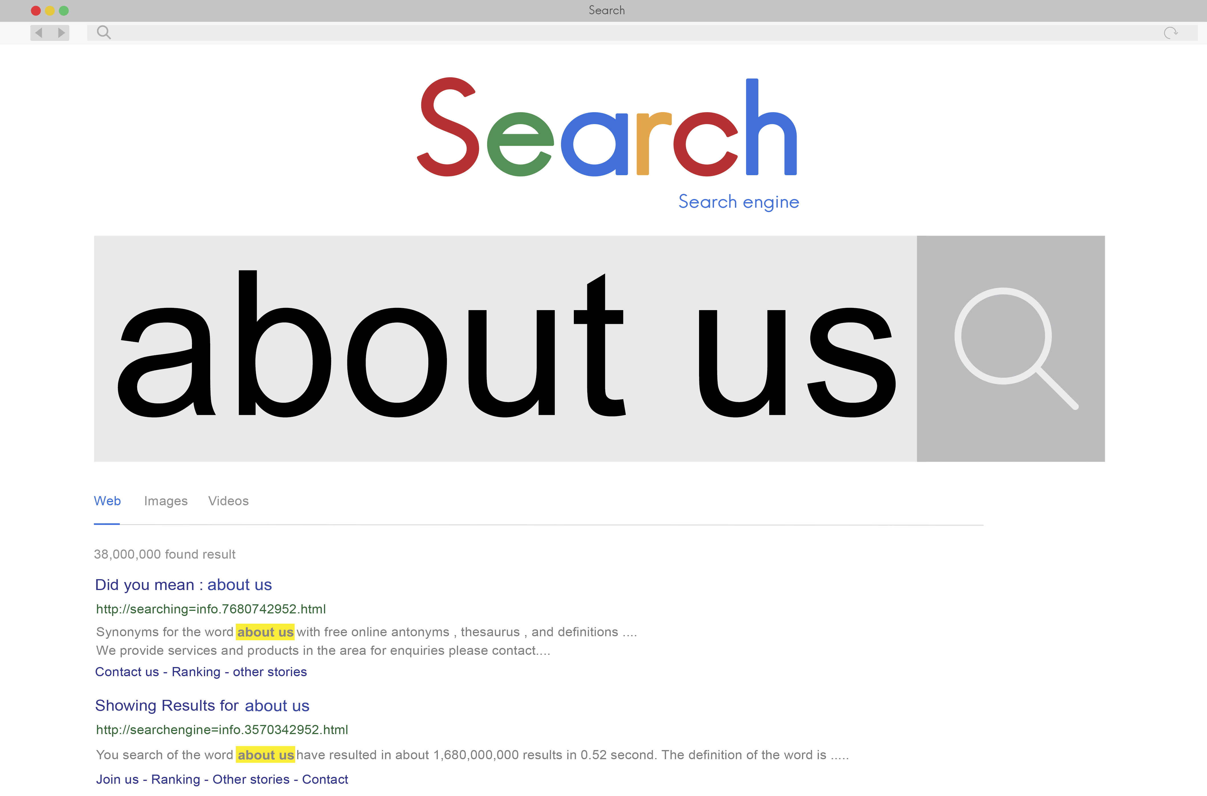about-us-page-information-story-brand-concept