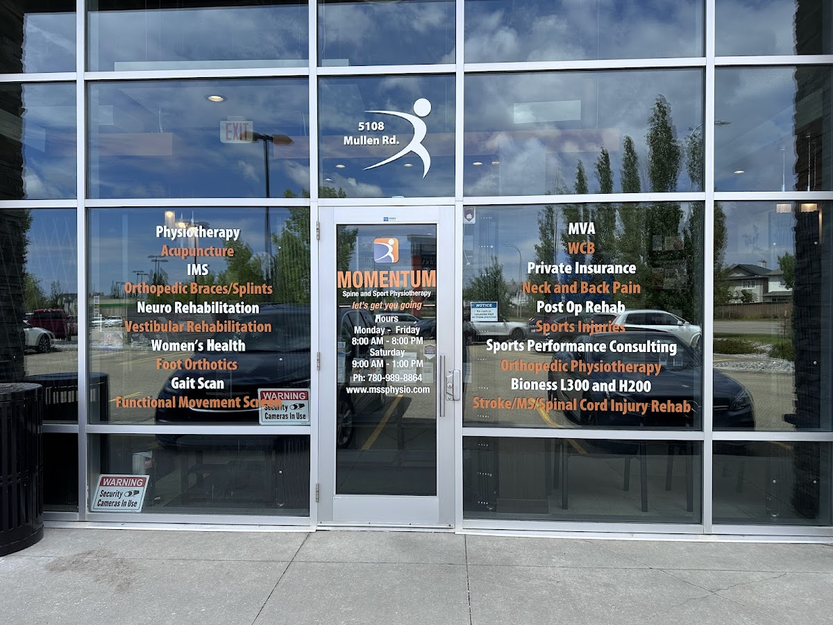 Momentum Sport & Spine Physiotherapy Clinic Terwillegar Edmonton