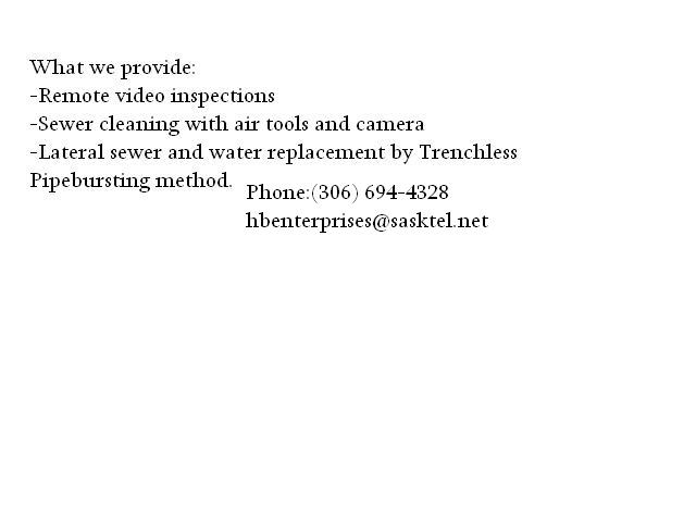 Urban Sewer Lateral Service&Replacement