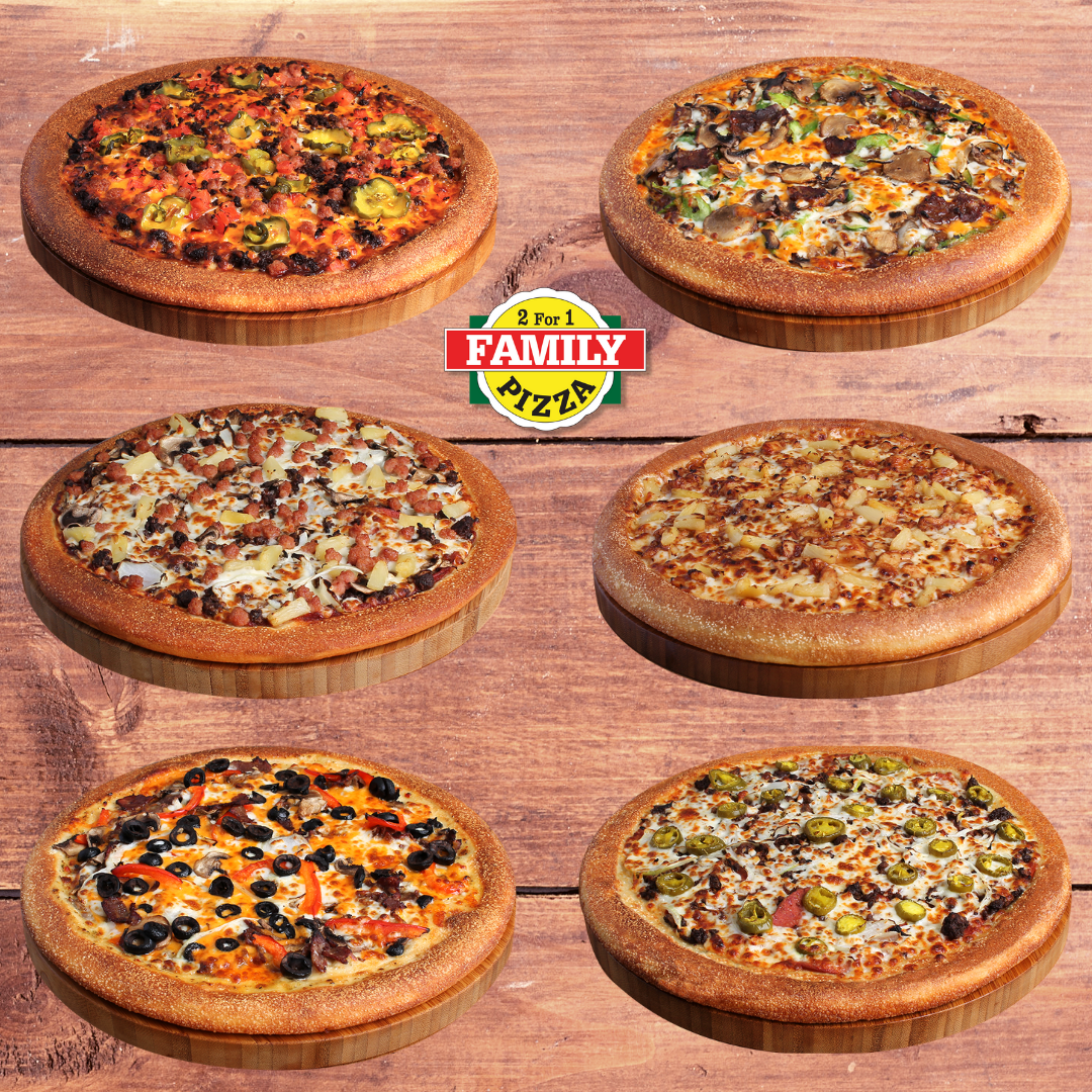 2 for 1 Family Pizza - Warman